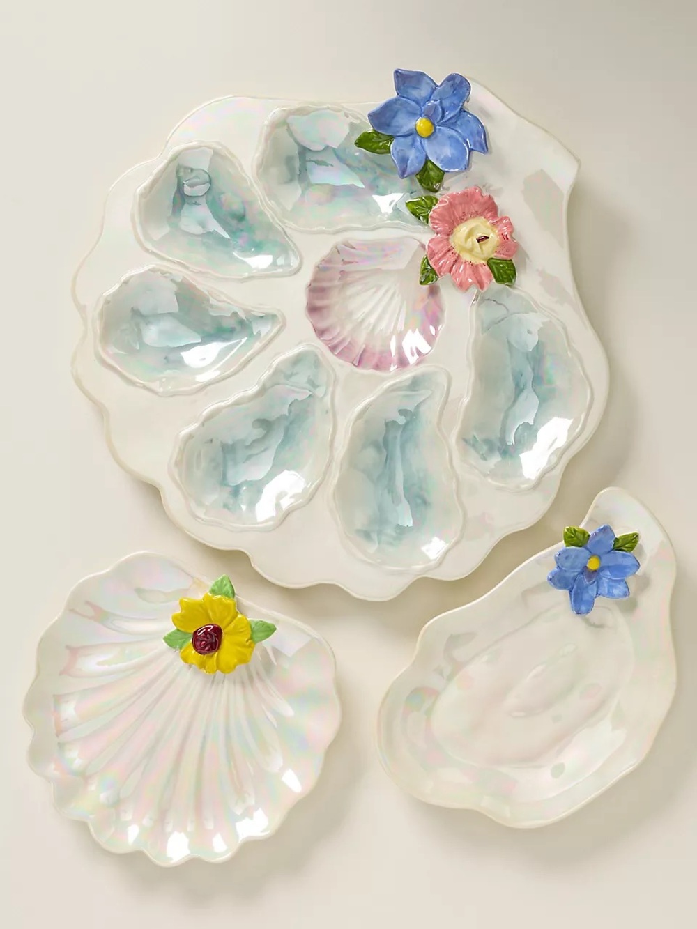 Anthropologie Sirena Oyster Platter
